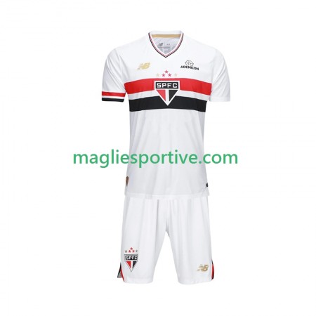 Completo Calcio São Paulo Bambino Divisa Prima 2025-2026